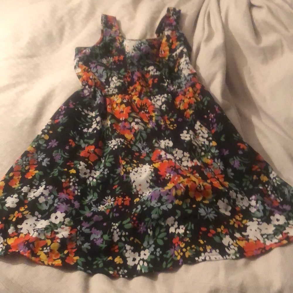 Influence dress floral 12 lace up back